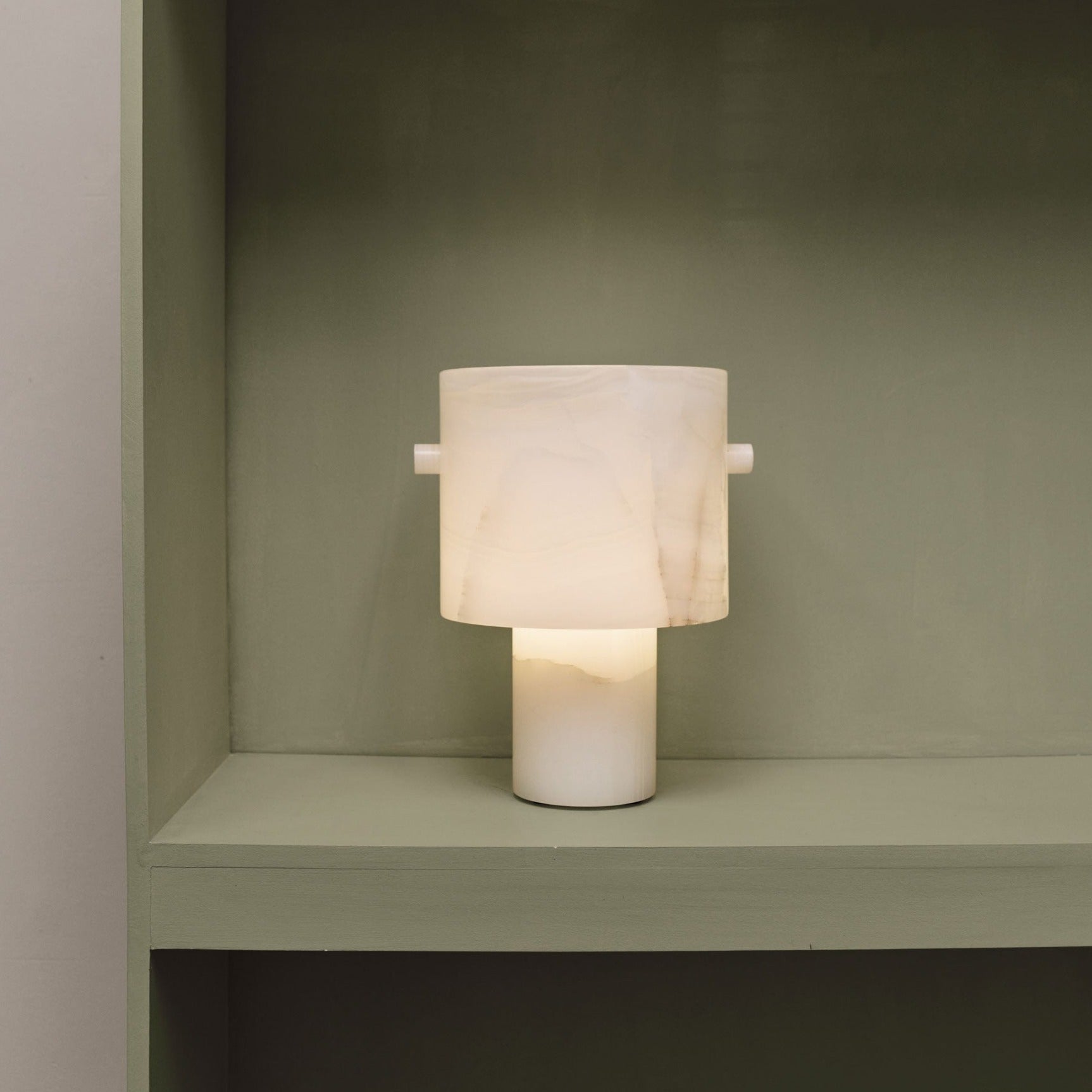 Onyx Stone Insert Lamp