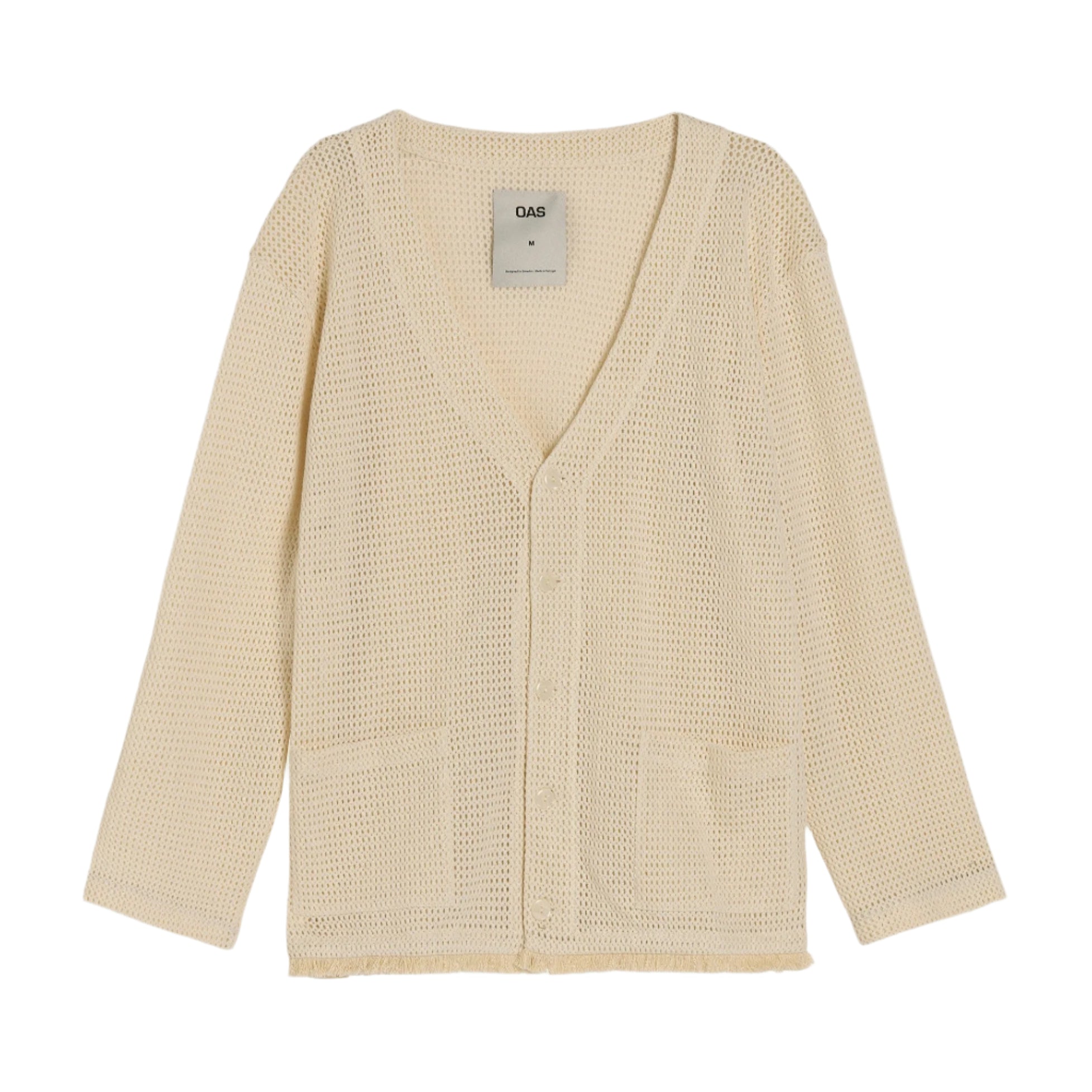 Ecru Net Cardigan