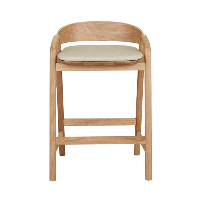 Tolv Inlay Upholstered Barstool - Coastal Living