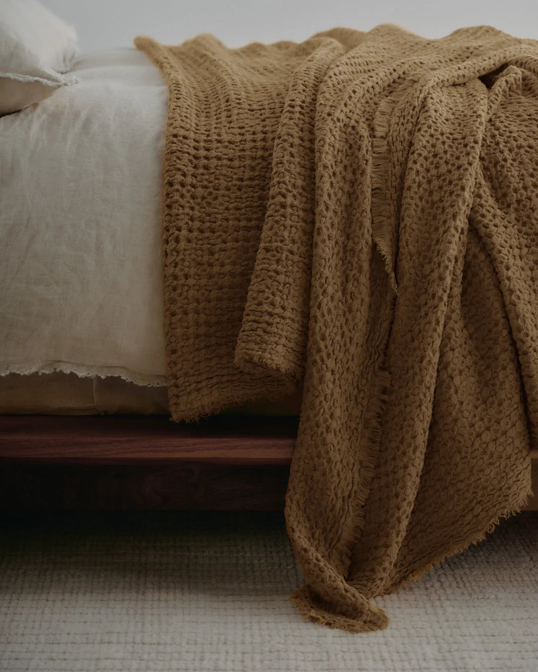 Flocca Linen Blanket - Russo