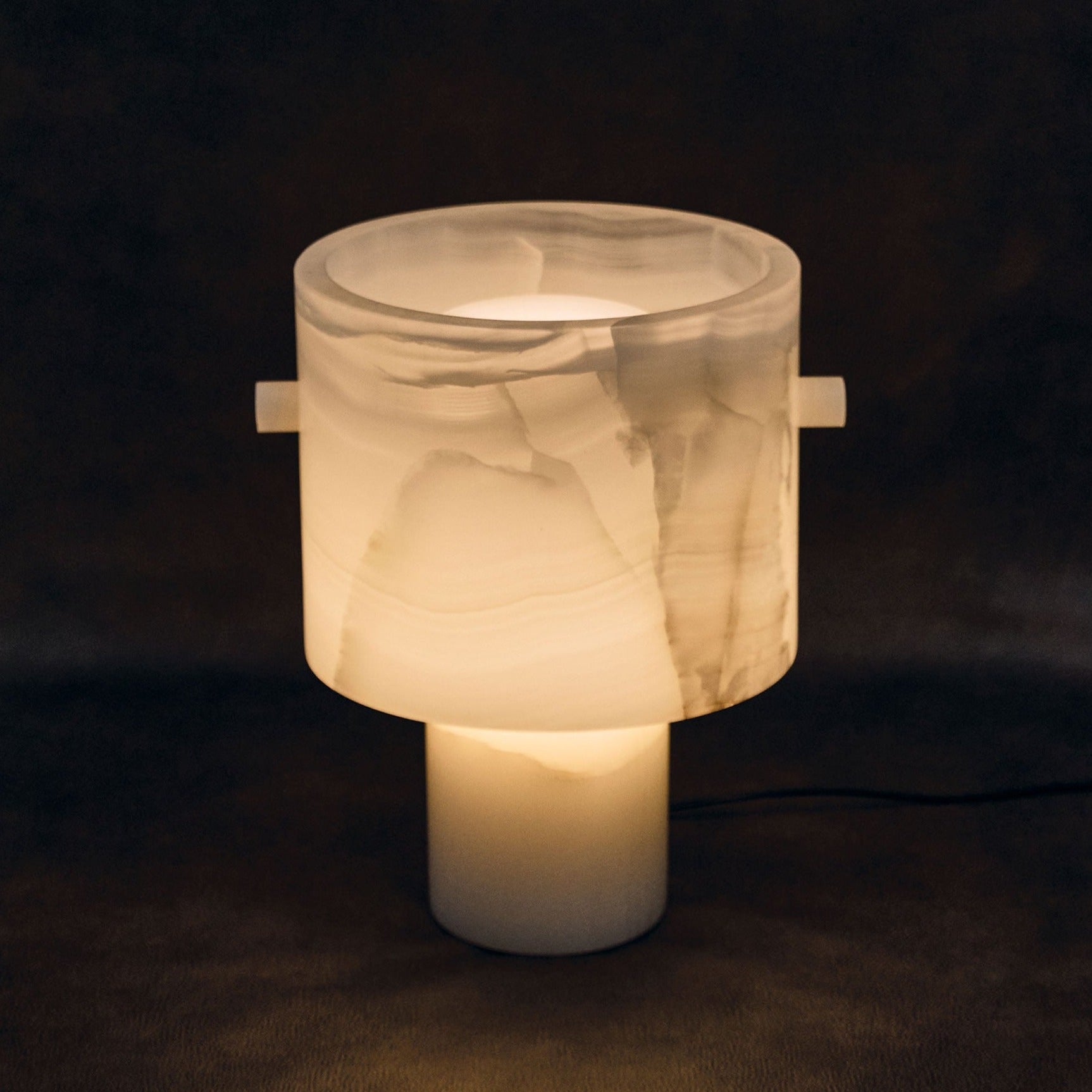 Onyx Stone Insert Lamp