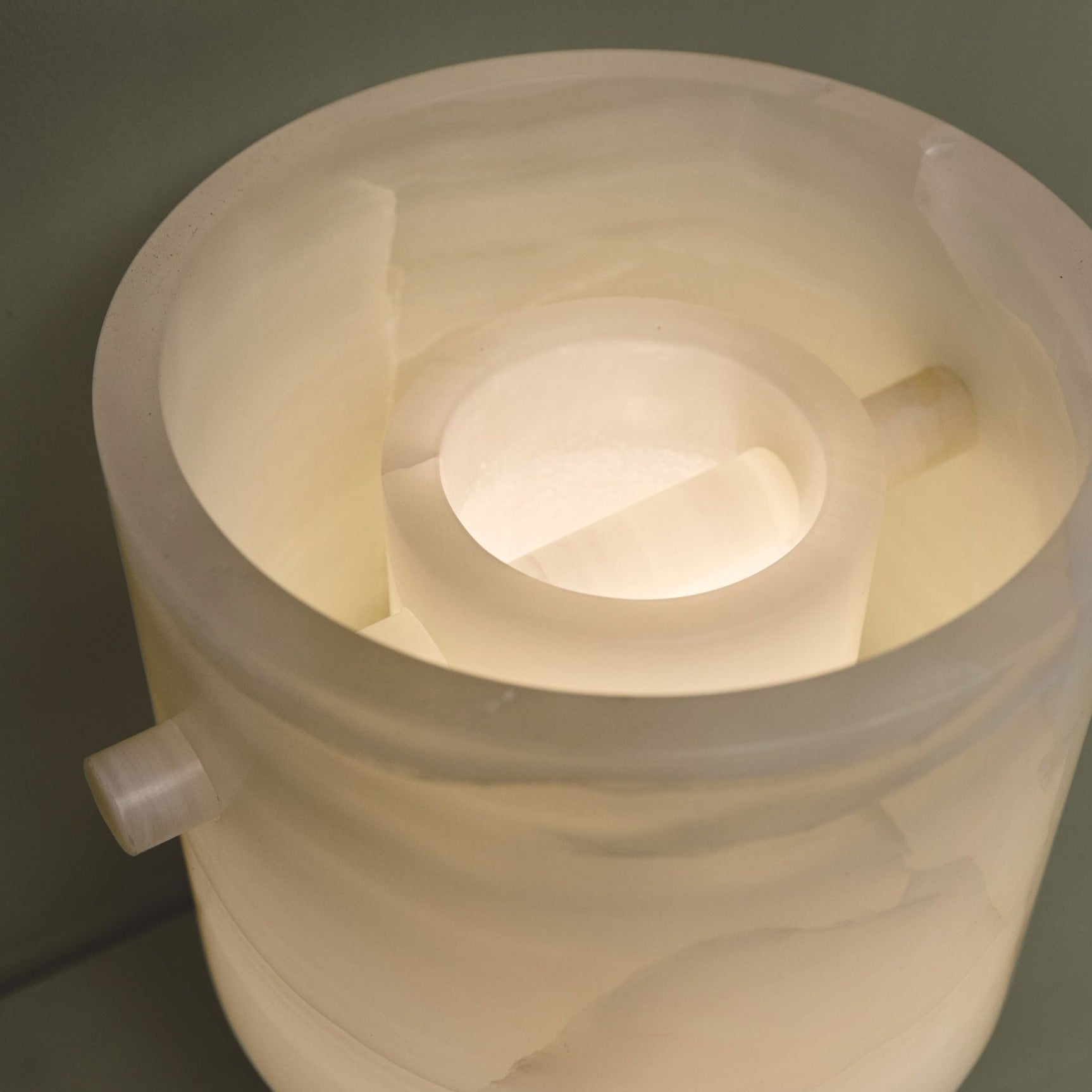 Onyx Stone Insert Lamp