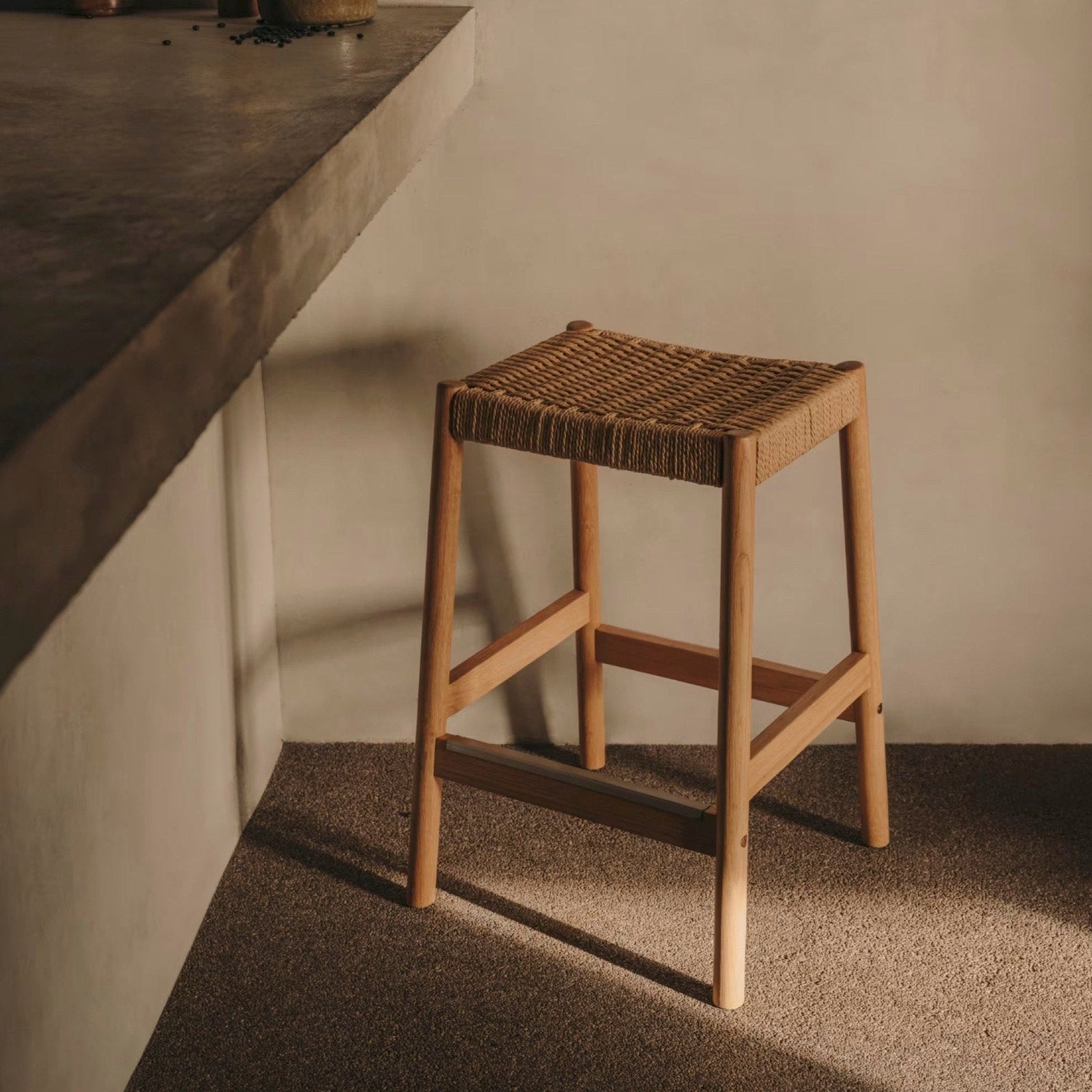 Time Stool Oak